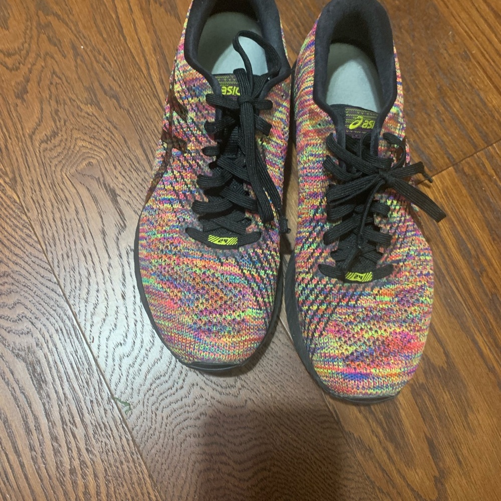 ASICS Colorful Knit Running Shoes - Picture 1 of 8